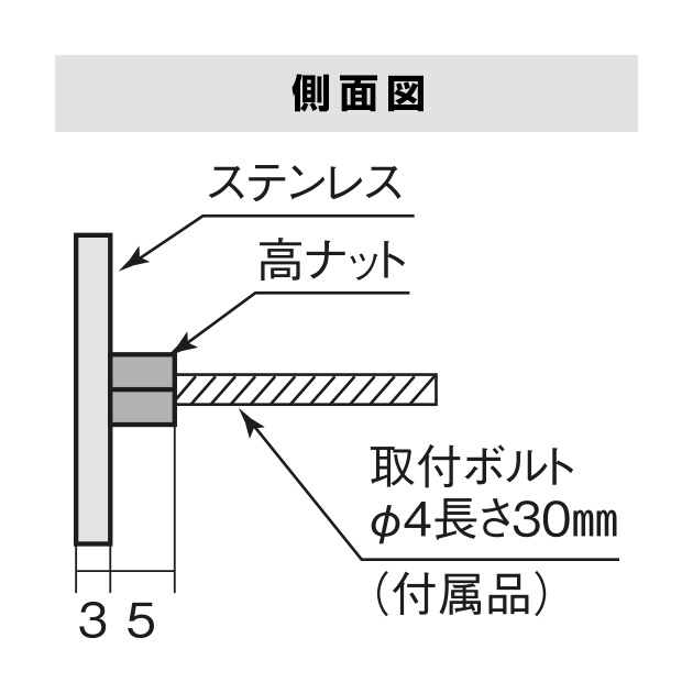 表札 Branche(ブランシュ) Mサイズ (PL-BR-A-M)