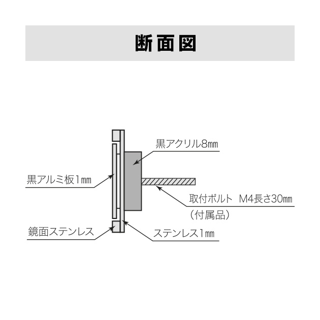 表札 Kleid(クライト) (KDY-B-4)