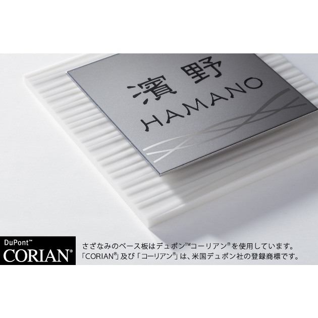 表札 さざなみ (SZX-WG-7)